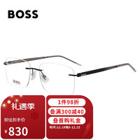 HUGO BOSS 近视眼镜男女款光学眼镜框1305F TI7+佳锐防蓝光1.591（600度内）