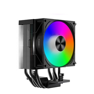 PCCOOLER 超频三 红海H4 ARGB BK 133mm 风冷散热器 黑色