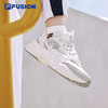 FILA 斐乐 FUSION斐乐潮牌CONCH II女鞋复古潮鞋2023冬款海螺鞋跑步鞋