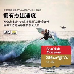 SanDisk 闪迪 适用于大疆mini2se无人机内存卡tf卡128g御2/air2s迷你3pro存储卡 无人机TF卡 170m/s 支持4K