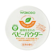 PLUS会员：waKODO 和光堂 婴儿玉米爽身粉 红茶保湿型 120g