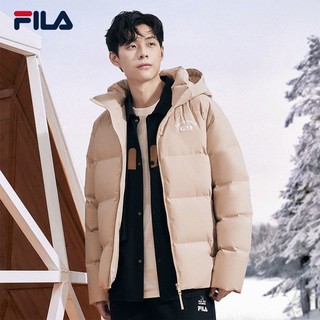 FILA 斐乐 羽绒服2023冬新保暖加厚面包服男女