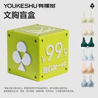 YOUKESHU 有棵树 C级无尺码内衣女胸显小胸聚拢背心式文胸罩无痕运动内衣 文胸盲盒