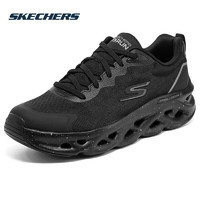 斯凯奇男鞋运动鞋户外减震跑步鞋厚底舒适越野鞋237307C 全黑色-BBK/男款 37.5