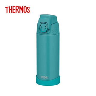 THERMOS 膳魔师 保冷杯绿松石500ml真空不锈钢大容量户外运动便携保温水杯FJR-500