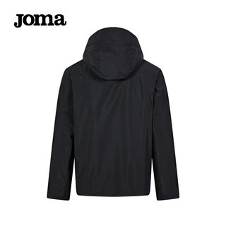 JOMA85白鸭绒羽绒服男女同款连帽时尚秋冬保暖防风防泼水户外运动外套 黑色 3XL