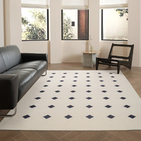 KENZAKI 健崎 100%纯新西兰羊毛地毯美式复古卧室沙发客厅地毯