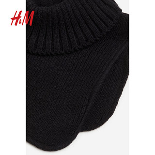 H&M童装女婴配饰圆高领围脖保暖装饰圆高领1166567 黑色 ONESIZE
