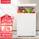 AMOI 夏新 62L冰柜冷柜小型迷你 冷藏冷冻转换 3D循环制冷匀冷单温冷柜 节能低噪