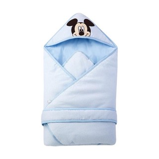 迪士尼宝宝（Disney Baby）婴儿抱被秋冬季加厚夹棉包被新生儿产房包巾包单襁褓