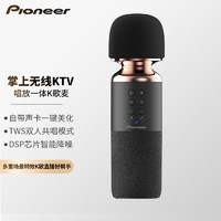 先锋（Pioneer） 主播话筒音响一体麦克风无线蓝牙全民K歌宝 手机电脑直播设备声卡扩音器LM11 星空黑  标配 标配