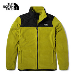 THE NORTH FACE 北面 抓絨衣男戶外保暖搖粒絨上衣外套83OS KTI/綠色 L