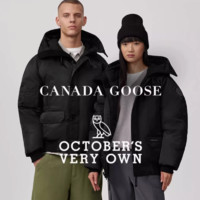 CANADA GOOSE 加拿大鹅 OVO联名胶囊系列 男女款短款羽绒服 2050UOV 黑色 L
