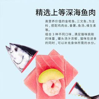 K9Natural 宠源新 K9猫罐头 猫咪零食幼猫成猫湿粮罐头 鲑鱼口味85g*6罐