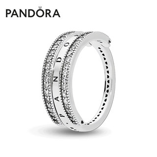 PANDORA 潘多拉 [圣诞礼物]翻转式Pandora的心戒指轻奢