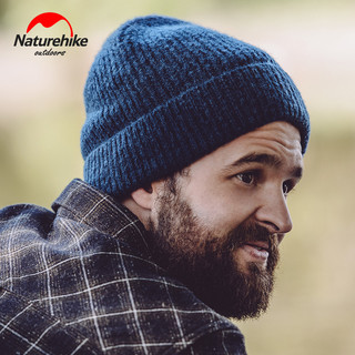 Naturehike 挪客冬季保暖毛线帽男加绒户外运动帽女跑步针织帽子