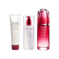 SHISEIDO 资生堂 红妍肌活防护保养组合（精华露100ml+洁面膏125ml+精萃水150ml ）