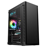 积至EVESKY 商杰电脑机箱台式商务游戏水冷ATX大板背线机箱