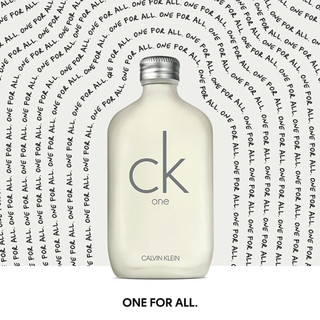 卡尔文·克莱恩 Calvin Klein ckone中性淡香水 100ml（赠 品牌肩背包+试管香1.2ml+分装瓶）
