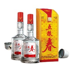 五粮浓香 五粮春 45度 浓香型白酒 250ml*2瓶