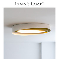 Lynn's立意 北欧简约吸顶灯 卧室书房圆形led白金轻奢极简过道灯
