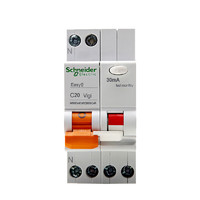 施耐德电气 带漏电保护断路器A型 1P+N C20A