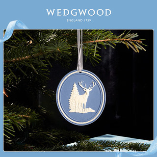 WEDGWOOD 威基伍德 圣诞限定 驯鹿造型挂饰 圣诞摆件室内装饰场景布置