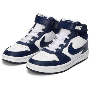 耐克（NIKE）    COURT BOROUGH MID 2 (PSV)青少年休闲运动鞋 CD7783-107 35