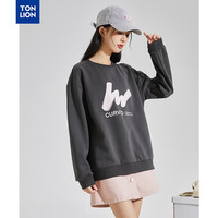 唐狮 TONLION女圆领卫衣WP 炭灰 M