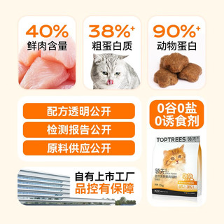 Toptrees 领先 全价无谷鲜肉猫粮1.5kg 正装1.5kg