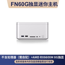 FEVM FN60G英特尔12-14代桌面迷你主机不含CPU版本（带RX6600M 8G独显） 准系统(不带内存硬盘)