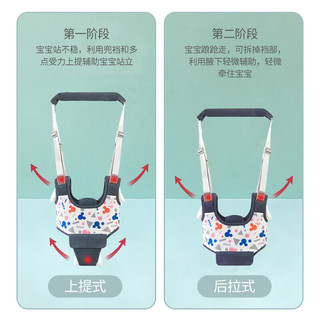 Disney baby 迪士尼宝宝（Disney Baby）学步带婴儿背带幼儿走路神器防摔安全防勒牵引绳 兜档两用升级款