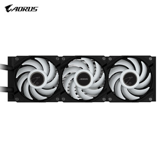 技嘉（GIGABYTE）AORUS 冰雕一体式CPU水冷散热器 多平台扣具ARGB光效隐藏走线一线通 水雕II 360