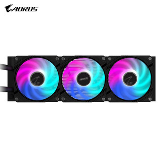 技嘉（GIGABYTE）AORUS 冰雕一体式CPU水冷散热器 多平台扣具ARGB光效隐藏走线一线通 水雕II 360