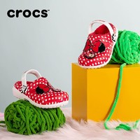 crocs 卡骆驰 儿童棉鞋冬季迪士尼米妮米奇保暖加绒家居鞋|208027