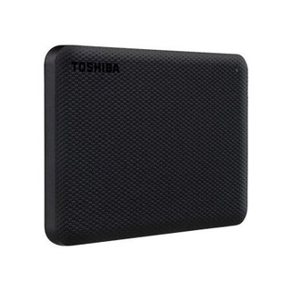 TOSHIBA 东芝 V10系列 2.5英寸Micro-B便携移动机械硬盘 1TB USB3.2 Gen 1 兼容Mac 墨黑