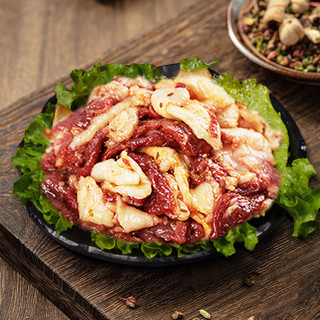 新鲜牛肉东北烤肉齐齐哈尔拌肉1200g家庭套餐韩式烧烤食材半成品