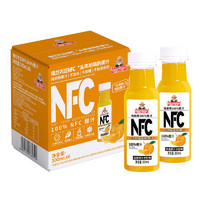 福兰农庄 NFC100%橙汁纯鲜榨果汁饮料0添加0脂肪300ml*6瓶整箱装