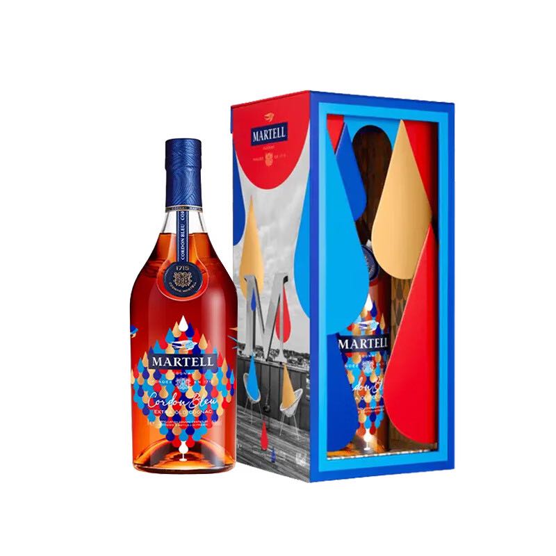 MARTELL 马爹利 蓝带 xo 干邑白兰地 2023限量版 1000ml 礼盒装