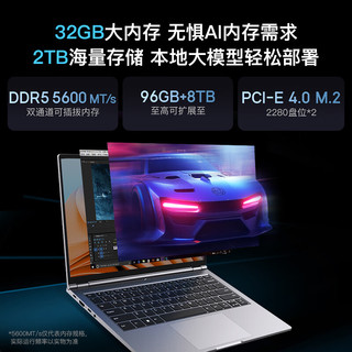 MECHREVO 机械革命 无界14 Pro 2024款 14英寸 轻薄本 灰色（Ultra 5 125H、核芯显卡、32GB、2TB SSD、2.8K、LED、120Hz）