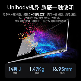 MECHREVO 机械革命 无界14 Pro 2024款 14英寸 轻薄本 灰色（Ultra 5 125H、核芯显卡、32GB、2TB SSD、2.8K、LED、120Hz）