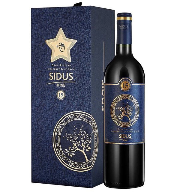 SIDUSWINE 星得斯 智利原瓶进口葡萄酒 树藤15年 赤霞珠干红葡萄酒750mL单支装 13度