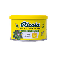88VIP：Ricola 利口乐 瑞士利口乐柠檬薄荷味润喉糖清凉薄荷硬糖零食100g *1罐