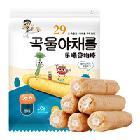 88VIP：乐曦 韩国进口乐曦原味谷物棒儿童磨牙棒饼干80g五谷棒夹心零食辅食