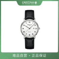 CERTINA 雪铁纳 瑞士手表卡门系列石英皮带100米防水男士手表
