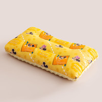 Disney 迪士尼 A类婴儿童枕头豆豆绒小枕护型午睡软枕芯3-6-12岁彩色米奇30*50cm