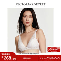 VICTORIA'S SECRET 维密 法式浪漫蕾丝软支撑文胸胸罩女士内衣 34Y5椰果白 11244704 S