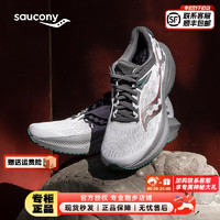 索康尼（SAUCONY）男鞋 胜利21竞速跑鞋稳定支撑运动鞋耐磨减震跑步鞋 胜利21/重磅来袭/灰绿 40/7/250mm