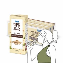 MAEIL 每日 韩国进口豆奶原味190ml*24 健康饮料整箱盒装