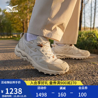 美津浓（MIZUNO）男女秋冬防水全地形户外徒步鞋 缓震运动越野休闲鞋MUJIN TL GTX 04/沙色/白色/米色 36.5